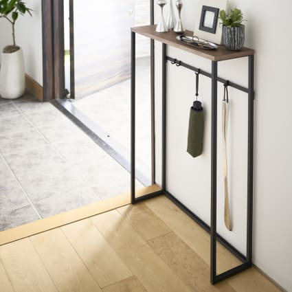 Nordlys - Consolle stile industriale in legno e acciaio nero | Leroy Merlin