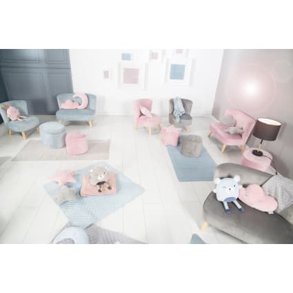 COSTWAY Bureau Enfants avec Chaise Ergonomique & Niches, Table d'Étude