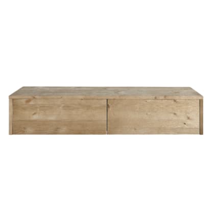 Schwebende Konsole aus Holz Natur Gina