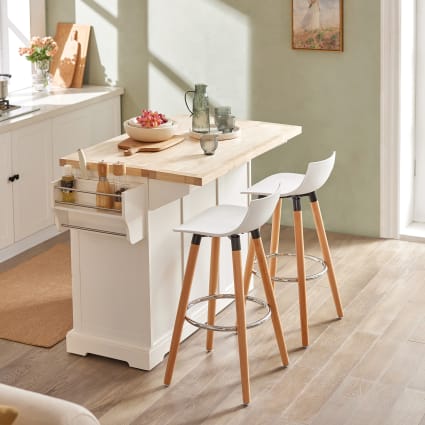 Sedia bianca in legno Maisons du Monde