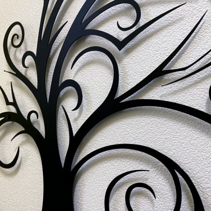 Dekory Arbre de Vie en Métal - Décoration Murale Art Mural pour Maison