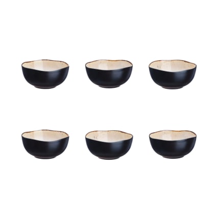 Lot De 3 Bols En Grès Artisanaux - Émaillés Blanc Et Brut, Hauteur 7cm, Fait Main, Occasion