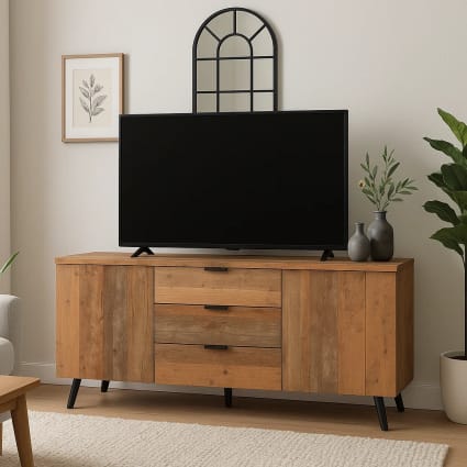 Meuble TV Bois Massif | Bois et Chiffons – Bois & Chiffons