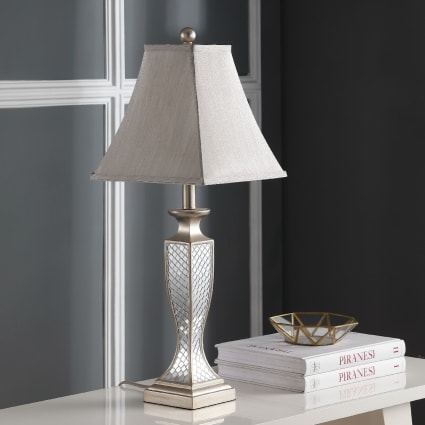 JHY DESIGN Set Di 2 Lampade Da Tavolo In Metallo Retrò A Batteria 24cm