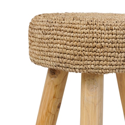 Sgabello Elefante In Teak Massiccio – 40x30 Cm – Mobile Artigianale Indonesiano Per Soggiorno