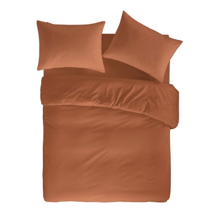 HOUSSE DE COUETTE EN COTON IMPRIMÉ GÉOMÉTRIQUE BORDEAUX : Housse de couette HOUSSE DE COUETTE EN COTON IMPRIMÉ GÉOMÉTRIQUE BORDEAUX : Housse de couette