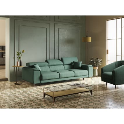 Divano con sedute allungabili 260 cm Verde Fusion Maisons du Monde