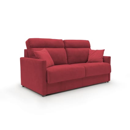 Divano letto matrimoniale tessuto 176 cm rosso Margot Maisons du