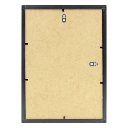 Kollyseek Cadre Photo Aluminium 30x45 Cm Noir - Avec Verre Acrylique Incassable Et Passe-Partout