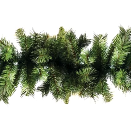 Ghirlanda natalizia artificiale, abete verde, decorazione per