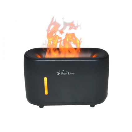 Diffuseur D'arômes Blanc Effet Flamme