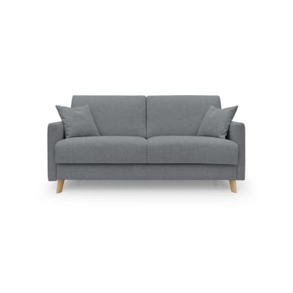 Divano letto matrimoniale impermeabile 160 cm grigio Edgar