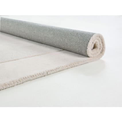 Theko Tapis Design Oriental Tufté à La Main - Couleur : Rouge/crème - Dimensions Au Choix : 240 X 340 Cm