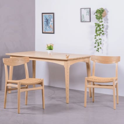 Sedia da pranzo scandinava in legno di frassino Liam Maisons du