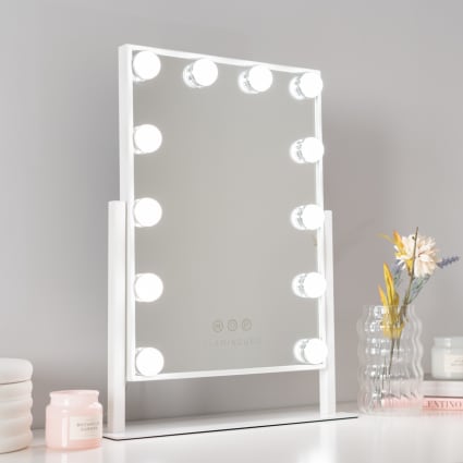 Miroir De Maquillage En Forme De Fleur Sur Pied - Décoration Chambre Élégante