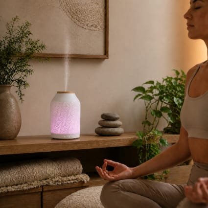 Bouteille En Céramique Pour Huiles Essentielles - Diffuseur Élégant Avec Bec Verseur Précis, Pour Aromathérapie, Salon, Spa - Hermétique Et Portable