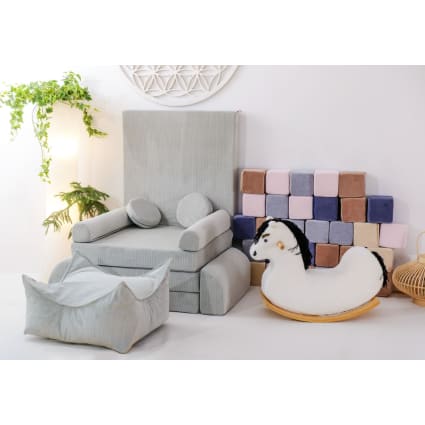 Pouf Poire Enfant - Chaise Polyester Doux, 80x59x51.5 Cm, Léger (5 Kg), Housse Amovible, Pour Chambre Ou Salon