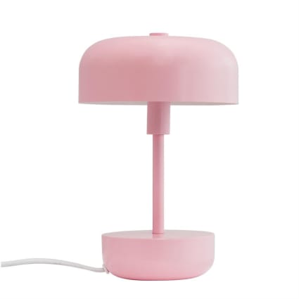 Tischleuchte Metall h 25,7 cm d 17 cm, rosa Haipot