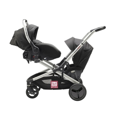 Poussette double dès la naissance noir Evolutwin Maisons du Monde