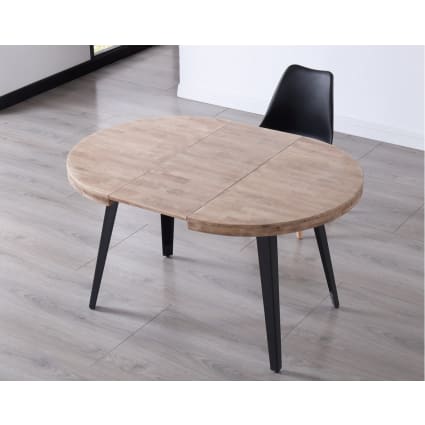 Table Ronde Maison Extensible Table ronde extensible en bois naturel d100 Matika | Maisons du Monde