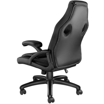 Chaise Gaming Enfant Sans Bras - Hauteur Réglable Pneumatique, Dossier En Mesh Respirant, Roues Caoutchouc - Taille M, Noir - 12