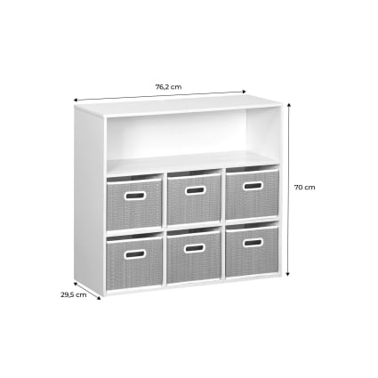 Commode 8 Tiroirs - Crème - HK Living