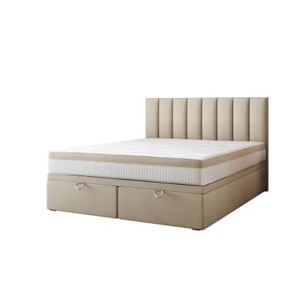 Ensemble matelas sardem belle literie rubis + sommier tapissier 160x200