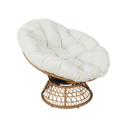 Fauteuil papasan polyrotin rotatif outdoor/indoor Tahiti | Maisons du Monde