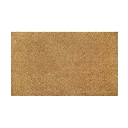 Tapis Découpable Coco Anro Paillasson Naturel En Fibre De Coco ANRO - Revêtement Antidérapant Vinyle, épaisseur 14mm Tapis Entrée Antidérapant