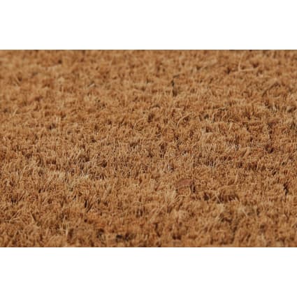 Paillasson Coco Naturel 40×60 Cm – 24 Mm Épaisseur, Antibactérien, Résistant & Antidérapant
