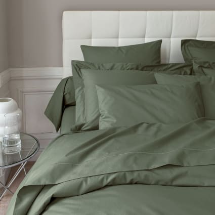 Drap Plat En Percale De Coton Sensei Maison - 240x310cm, 80 Fils/cm², Traitement Easy Care (sans Repassage), Couleur Pétrol