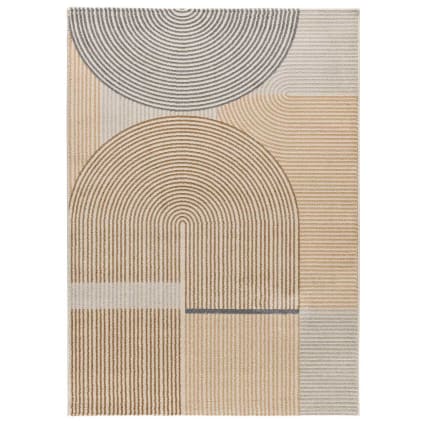 Tappeto Moderno Bohémien 50x80 Cm | Pelo Corto Morbido E Antiscivolo | Per Interni Ed Esterni | Lavabile In Lavatrice