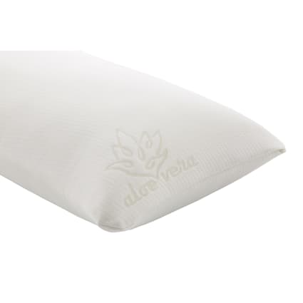 Almohada viscoelástica copos funda aloe vera blanco 135cm Aloe