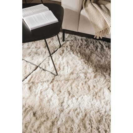 Tappeto A Pelo Lungo 80x100 Cm - Morbido Peluche, Ipoallergenico, Lavabile In Lavatrice, Per Soggiorno E Camera