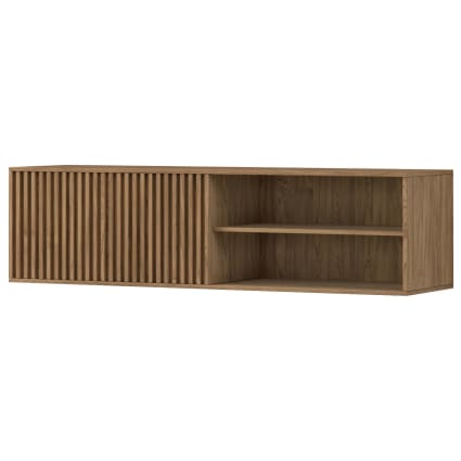 Meuble TV style contemporain 150 cm bois