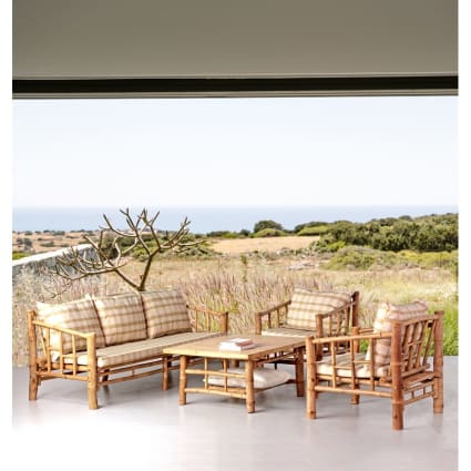 Set da giardino in Bamboo color naturale Maisons du Monde