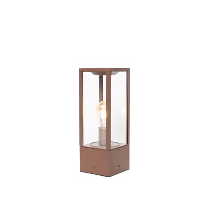 Palo Da Terra Baleno Qazqa, 1 Luce GU10, 151 Mm, Colore Ruggine, Design Moderno/industriale, IP44 Per Esterno