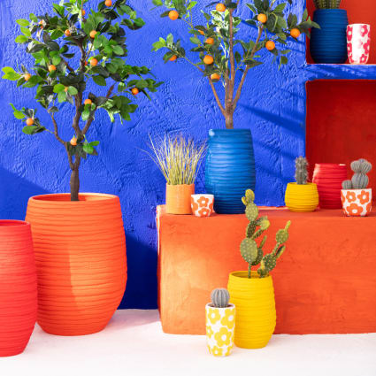 Pot de fleurs Père Noël – déco Noël - Décoration