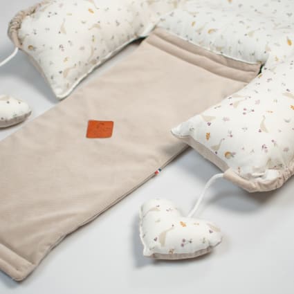 Cocon bébé nid réducteur de lit en coton de à mois Sidonia