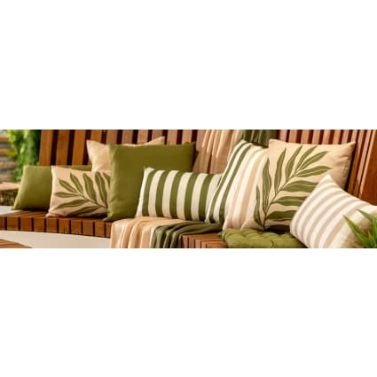 Housse De Coussin Décorative 30x50 Cm (lot De 2) - Velours, Imprimé Double Face, Imperméable, Pour Canapé, Jardin, Terrasse - 7