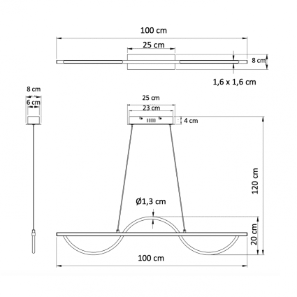 Suspension Lumineuse Rétro 'City' | 1xE27 Max 60W | Hauteur 150cm, Diamètre 20cm | Finition Chrome | Style Industriel - 6
