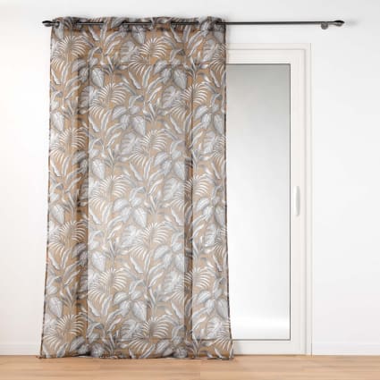 Rideau à œillets Douceur D’Intérieur - 140x240 Cm, Coton/polyester Imprimé Dune - 1