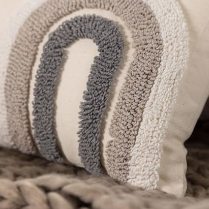 Set di 2 federe per cuscini lombari, 30 x 50 cm, per esterni, patio, panca, divano
