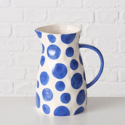 Carafe à Eau En Céramique 2,5 L Premier – Noir Mat émaillé – Pour Jus, Lait, Eau – Design Contemporain