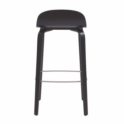 Silla alta en contrachapado de roble natural negro-Andi cropped-4