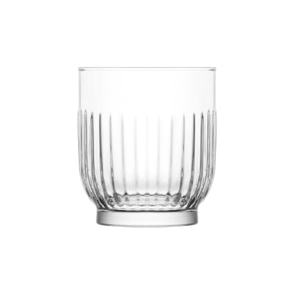 Boîte de 6 gobelets Arty 33 cl transparent en verre