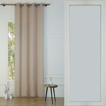 Atout Ciel Tenda con occhielli, 140 x 240 cm, colore: Grigio pronto da posare