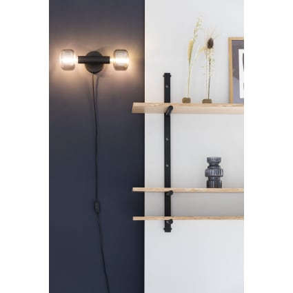 Bombilla led e27 grande en cristal oscuro-Hazy cropped-2
