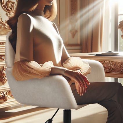 Chaise De Bureau Ergonomique, Dossier Inclinable Et Hauteur Réglable ,Fauteuil De Bureau 150kg