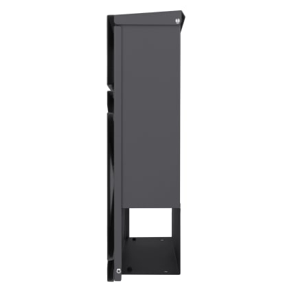 Buzón WilTec V12 Antracita De Gran Resistencia: Elegancia Y Seguridad Para Tu Correo (Acero Galvanizado)